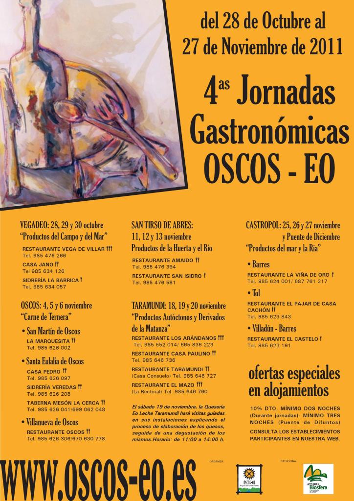 Cartel Jornadas Gastronómicas 2011