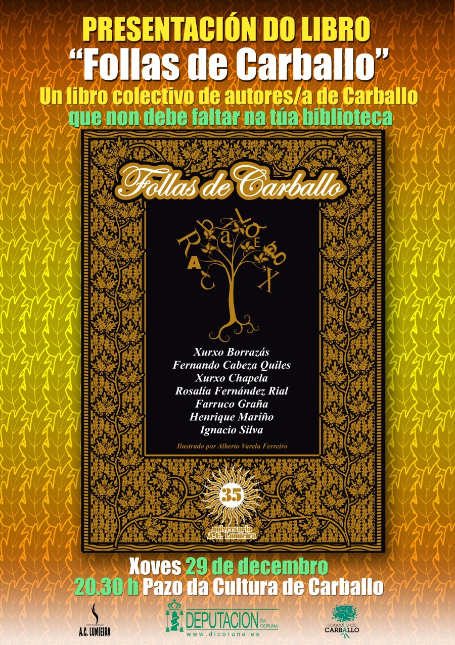 Cartel Follas de Carballo