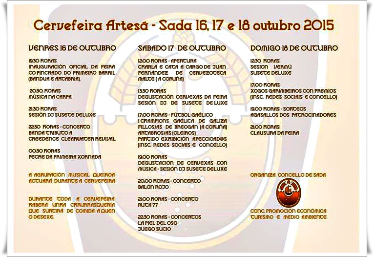 feria artesana cervezas sada