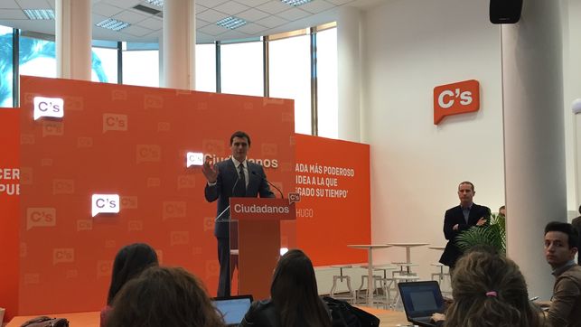 El presidente de Ciudadanos, Albert Rivera. 
