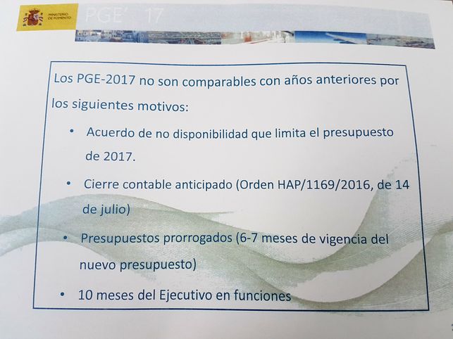 Justificaciones de presupuestos no comparables
